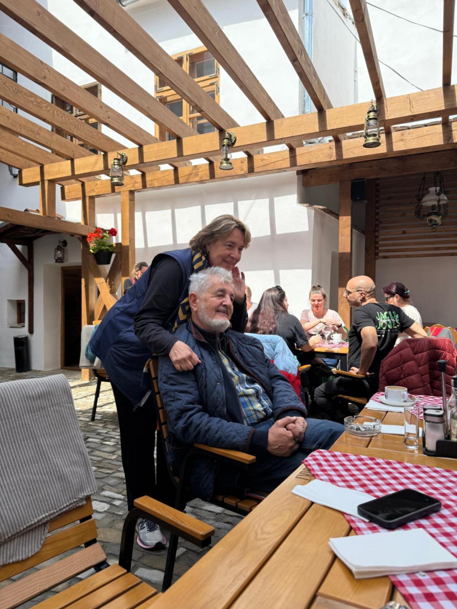 An Der Holztreppe Apartman Segesvár Kültér fotó